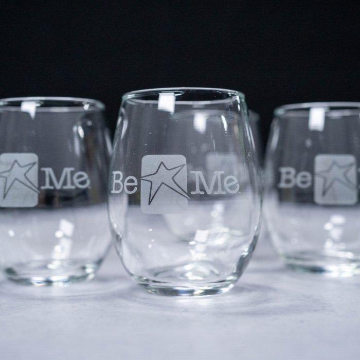 Be Me Stemless Wine Glasses