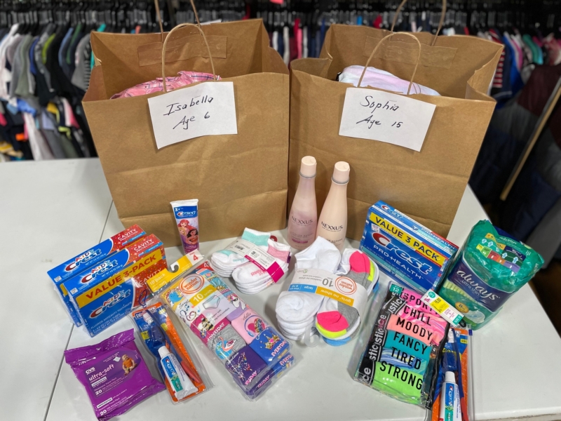 SOS orders fulfilled for two young children.